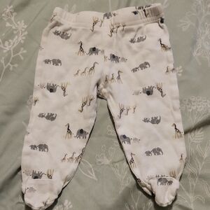 Gerber Organic Safari Unisex Pants 100% Cotton 0-3 Months